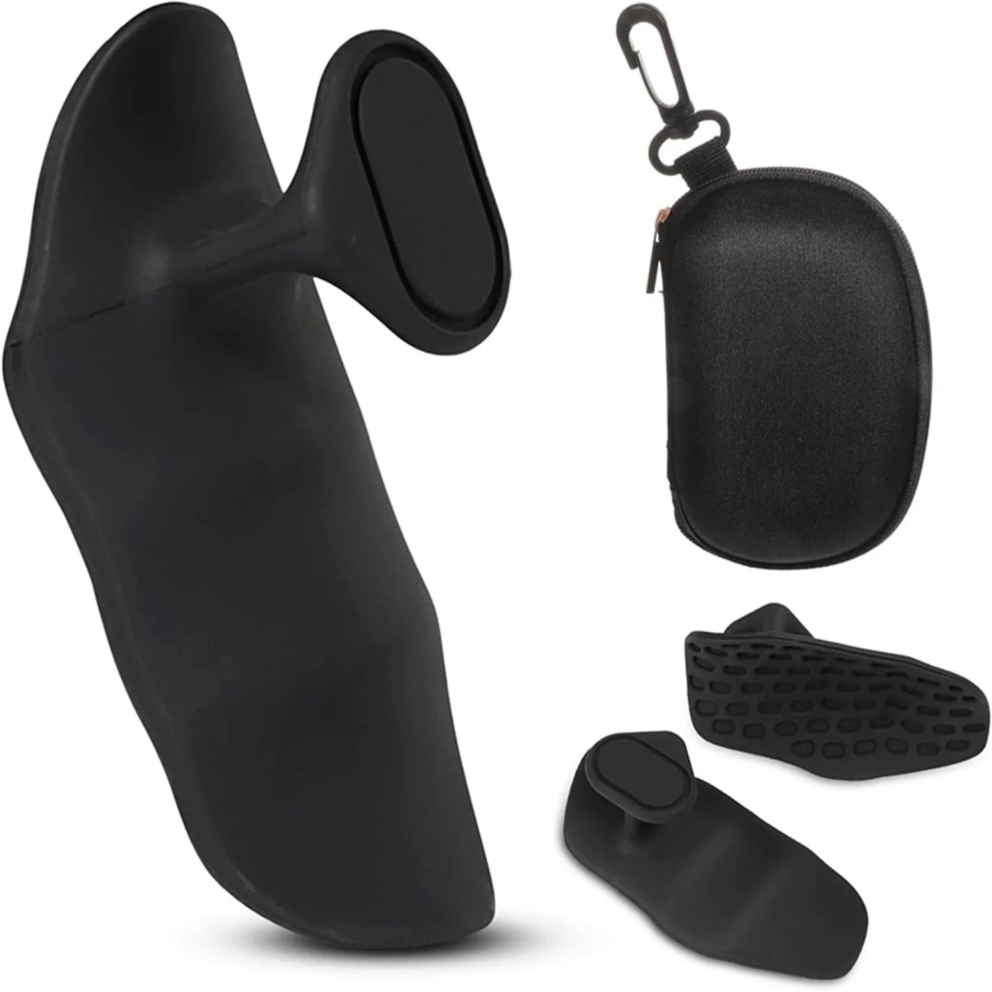 Rubber Gym Grips Fingerless Workout Gym Gloves, Pull up Grips for Men Women Crosstraining Palm Grips Hand Protection, Weight Lifting Grips Bodybuilding Gymnastics Hand Grips for Deadlifts