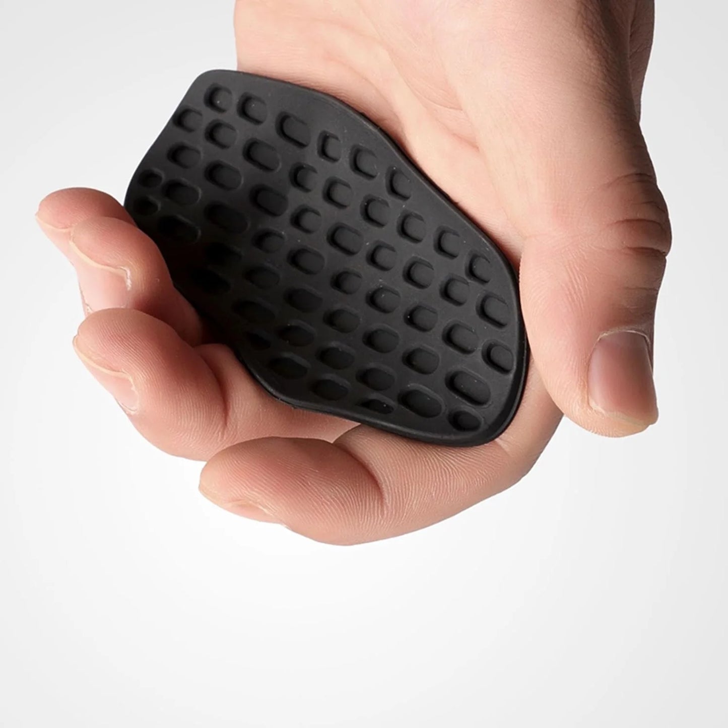 Rubber Gym Grips Fingerless Workout Gym Gloves, Pull up Grips for Men Women Crosstraining Palm Grips Hand Protection, Weight Lifting Grips Bodybuilding Gymnastics Hand Grips for Deadlifts